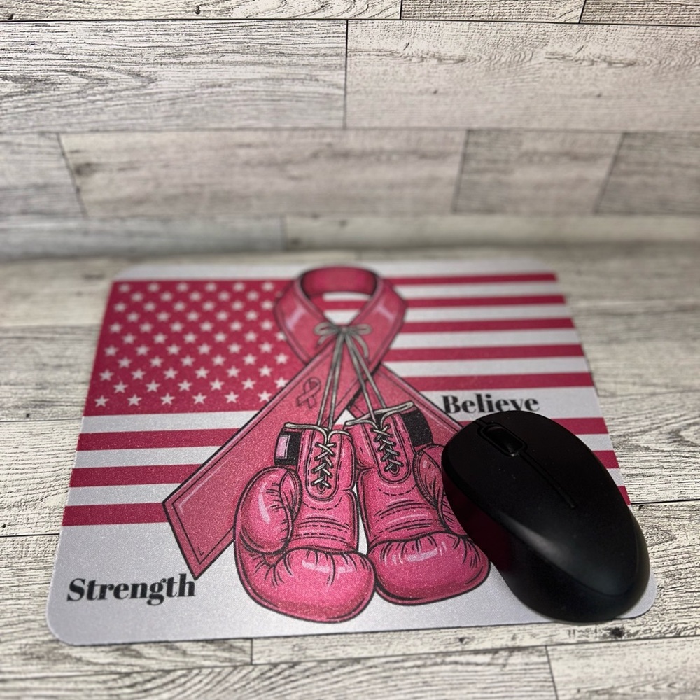 Breast Cancer Awareness Computer Mouse Pad - Picture 2 of 4